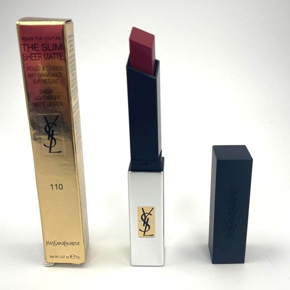 YSL The Slim Sheer Matte Lipstick 110 Berry Exposed BRAND NEW - Picture 1 of 4
